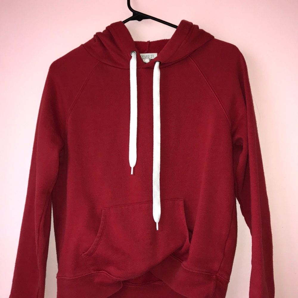 Red hoodie